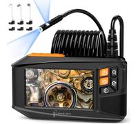 Camera Endoscopique Ennovor avec Écran IPS 4,3‘’ et Lumière, Caméra Inspection 1920P HD et 8+1 LED Réglables (5M,Double Objectif)