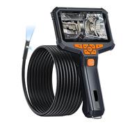 Caméra Endoscopique Industrielle À Double Objectif, Écran IPS De 4.3 Pouces, 5.5mm 8mm, Triple, Endoscope Voiture avec Carte 32 Go des Images Claires Précises(5.5mm Dual Lens 3m)