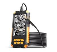 Caméra Endoscopique Industrielle Couleur IPS 4.5 Pouces, 1080P HD, Étanche, Double Objectif Triple, Câble Rigide, for Vérifier La Voiture Qualité d'image Nette(2m,8mm Dual)