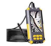 Caméra Endoscopique Industrielle HD1080P, Écran 4.5 Pouces, Double Et Triple Objectif 8MM/5.5MM, IP67, Endoscope D'égout for L'inspection des Réparations De Moteurs De Voiture(10m,8MM Triple Lens)