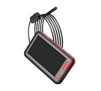 Caméra Endoscopique Industrielle HD1080P, Écran De 4.3 Pouces, Mini Objectif 2,0 MP, 8MM, for Inspection Tuyaux Voiture, Endoscope USB, 8 LED, Étanche IP67 Image HD(2m,Soft Cable Set)