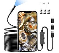 Caméra Endoscopique Inspection 1920P HD 5M - 8 LED Type-C Sans WiFi - Compatible Android iOS iPhone Canalisation Serpent (16,5 FT)