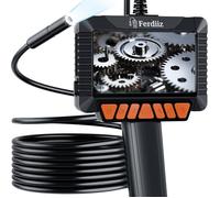 Caméra Endoscopique Inspection 5M 1920P HD - Écran 4.3 Pouces 8 LED IP67 Étanche - Idéale pour Voiture Plomberie Maison