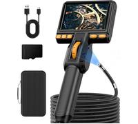 Caméra Endoscopique Lentille Rotative Ennovor ,IPS 5'' avec 8 Lumières LED Réglable,1080P Camera Inspection (1.5M & Carte 32G)