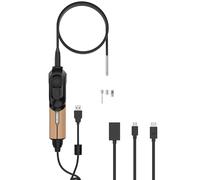 Caméra Endoscopique THINKCAR TES102 avec Éclairage, Endoscope HD de 0,21 Pouce avec 6 LED Réglables, Caméra Semi-Rigide Étanche IP67, Endoscope D'inspection avec Prise de Vue Instantanée en Un Clic
