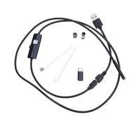 Caméra endoscopique USB avec lumière serpent 6 LED réglables Inspection 5,5 mm