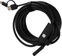 Caméra endoscopique USB C avec lumière LED ajustable 8mm Borescope 1200P avec caméra serpent IP68 Caméra d'inspection USB résistante à l'eau