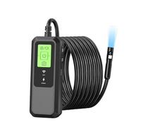 Caméra endoscopique WiFi 2K à double objectif, étanche, 8 mm, mini caméra serpent, endoscope for l'inspection des pipelines voitures(1m)