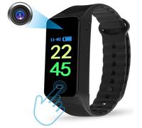 Camera Espion,1080P Caméra Espion Cachées avec Enregistrement Audio et Vidéo avec Carte SD de 32 Go,Bracelet Mini Caméra