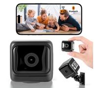 Camera Espion, 1080P Mini Caméra de Surveillance WiFi 2.4G Intérieur/Extérieur, Autonomie de 8 heures, Vision Nocturne 130° Grand Angle, Détection de Mouvement AI, Mic 38 dB, Mini Caméra de Sécurité