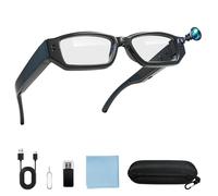 Camera Espion, 16GB Mini Lunettes Espion, 1080P HD Camera Cachee Portable | "Discrete Sport Caméra Corporelle, Enregistreur Vidéo Prise de Photos, Enregistrement Mains Libres pour Réunion, Conférence "