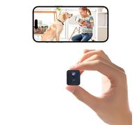 Caméra espion 2K, véritable caméra cachée sans fil, WiFi 2,4 G nécessaire, caméra espion maison, veille de 30 jours, caméra de sécurité portable sans fil avec stockage Cloud/SD, vision nocturne