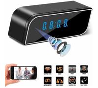 Caméra Espion Cachée Mini Caméra WiFi HD1080P Horloge Vision Nocturne Détection de Mouvement Caméra de Surveillance de Sécurité
