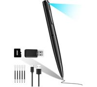 Caméra Espion Caméra Cachée Stylo 1080P Mini Caméra de Poche avec Carte 32 Go Caméra Stylo avec Enregistrement Vidéo Prise de