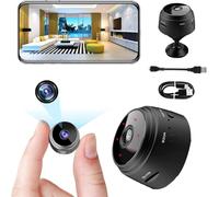 Camera Espion,HD Caméra 1080P de Surveillance sans Fil Mini Camera sur Batteries Nanny Caméra Sport avec Detecteur de Mouvement, Exterieur/Interieur Caméra avec Enregistrement