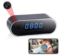 Caméra Espion Horloge Cachée WiFi,Moniteur De Sécurité Enregistreur Vidéo HD 1080P avec Détection De Mouvement De Vision Noctu[1011]