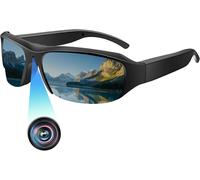 Caméra Espion Lunettes de Soleil, Mini Lunette Espion HD Micro Camera Cachee Portable Caméscope Sport Enregistreur Vidéo Photos pour Extérieur
