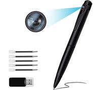 Caméra Espion, Stylo caméra cachée 1080p, Mini caméra 64gb avec détection de Mouvement, sécurité avec Enregistrement de réunion et d'apprentissage