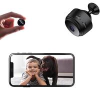 Caméra Espion WiFi 1080P -sans Fil avec Enregistrement Micro Cachée Camera Espion a Distance Discrete Enregistreur Spy Cam Invisible Detecteur MouvementCaméra de Surveillance et Alarme par App (A9)
