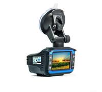 Caméra et détecteur 2 en 1 pour combo avec système de caméra de vitesse | Enregistreur vidéo de voiture compact ABS pour une meilleure sécurité de conduite | Noir