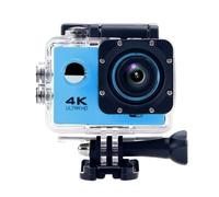 Caméra Étanche 4K Sport Ecran LCD 2' Pouces Option Slow Motion Wi-Fi HDMI Bleu + SD 64Go YONIS