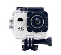 Caméra sport YONIS Caméra Etanche 4K Sport Slow Motion Image 16Mp Wi-Fi HDMI Blanc + Kit Fixation + SD 4Go