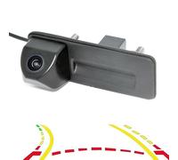 Caméra étanche Caméra Poignée Coffre Inversée Pistes Trajectoire Dynamiques Ligne Stationnement pour A1 pour Roomster pour Fabia d'aide au stationnement