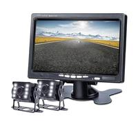 Caméra étanche Caméra Recul Haute Définition AHD pour Camion Vision Nocturne Starlight Moniteur Recul pour Véhicule 7 Pouces Camera de recul Voiture(A Camera-20m)