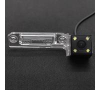 Caméra étanche Caméra Recul pour Voiture Pistes Trajectoire Dynamiques pour VW pour Jetta pour Polo pour Bora pour Golf pour Passat d'aide au stationnement(4 Lamp,Dynamic)