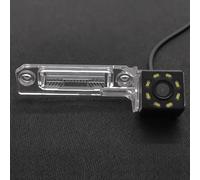 Caméra étanche Caméra Recul pour Voiture Pistes Trajectoire Dynamiques pour VW pour Jetta pour Polo pour Bora pour Golf pour Passat d'aide au stationnement(8 Lamp,Fixed)