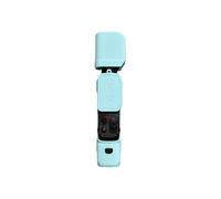 Caméra Étui de Protection en Silicone pour Insta360 Luna Ultra, Housse de Protection intégrale résistante aux Rayures avec Protections d'écran pour l'objectif(Bleu)