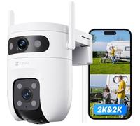 Caméra Extérieure 2K 3MP+3MP Double Objectif 360° PTZ, Suivi Auto, Détection Humaine/Véhicule, Vision Nocturne 40M