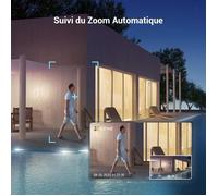 Caméra Extérieure C8c 4MP WiFi à 360° avec Suivi Auto-Zoom,Détection de Forme Humaine/Véhicule,Vision Nocturne en Couleur,Audio B