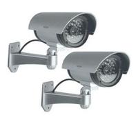 Caméra extérieure factice ELRO CDB25S-2 avec LED-2 Paquet Noir G