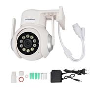 Camera exterieure IP66, communication bidirectionnelle, 110-240 V, vision nocturne couleur, Wi-Fi, pour parc, bureau, entrepot, prise UE