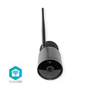 Caméra extérieure SmartLife | Wi-Fi | Full HD 1080p | IP65 | microSD (non inclus) / Stockage dans le Cloud (facultatif) | 12 V DC | Avec capteur de mouvement | Vision nocturne | Noir