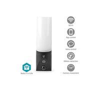 Caméra extérieure SmartLife Wi-Fi Lumière ambiante Full HD 1080p IP65 microSD non inclus Avec capteur de mouvement Vision nocturne Noir