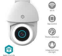 Caméra extérieure SmartLife | Wi-Fi | Projecteur | 3 Mpx Full HD 1296p | Panoramique et inclinaison | IP65 | Stockage cloud (en option) / microSD (non incluse) / Onvif | 5 V CC | Avec détecteur de mou