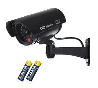 Caméra factice avec LED clignotante IR1100 B IR externe + 2 piles Varta Industrial AA