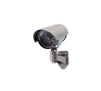 Caméra factice de surveillance bullet ip44 grise