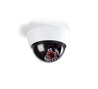 Caméra factice dôme de surveillance ip44 blanche