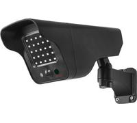 Caméra factice LED IP65 Caméra de surveillance factice Système d'alarme CCTV Camera Solar clignotant LED Détecteur de mouvement