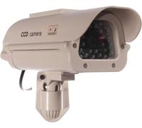 Caméra factice LED Surveillance Alarme factice Caméra CCTV Panneau solaire