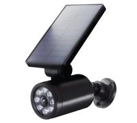 Maclean Caméra factice SOL1801S – Solaire, LED clignotante, détecteur de mouvement