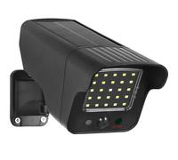 Caméra factice - MACLEAN - SOL1803S - Solaire - Détecteur de mouvement PIR - LED clignotante