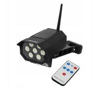 Caméra Factice Solaire - IKONKA - ESPERANZA PHANTOM - 42 LED - Détecteur de Mouvement - IP65