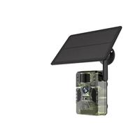 Caméra Faune Sauvage Caméra De Suivi Des Sentiers Solaires 2K 4G, Détection Mouvement PIR 12mp, Intégrée Au GPS, Vision Nocturne IR 15M, Étanche IP66, For La Faune Fiable Précise(4G Camera Add 64G)