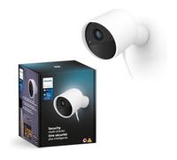 Caméra filaire - Philips Hue - Secure - HD 1080P - Intérieure ou extérieure - Contrôle avec une seule application - Blanc