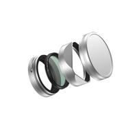 Camera Filter, Filtre CPL/GMIST avec Pare-Soleil, Compatible avec Les appareils Photo Fujifilm X100VI X100V X100S X100T X100F série Fuji(Sliver)