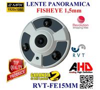 Caméra Fisheye AHD 2MPX 1080P 1.5mm Filtre Mécanique GRAND ANGLE FULL HD